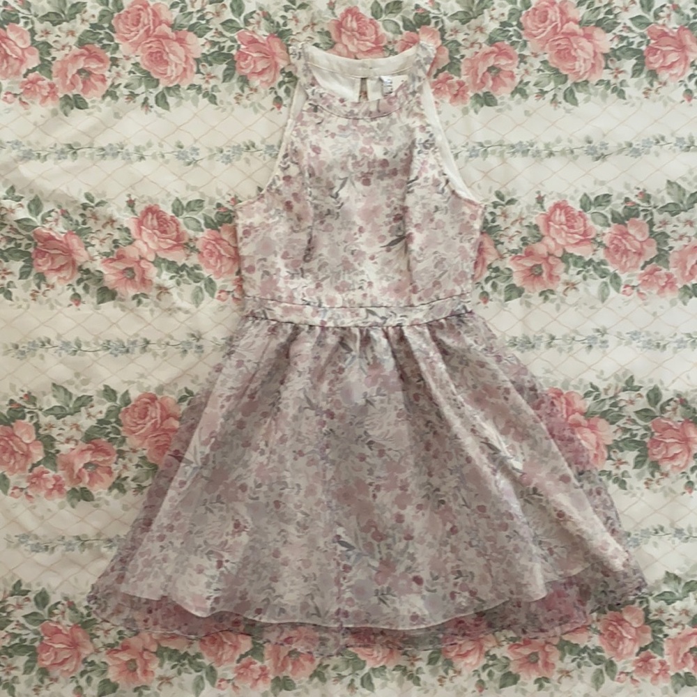Purple Floral Dress